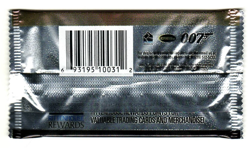 JAMES BOND HEROES AND VILLAINS FACTORY SEALED PACK - Image 2 of 2