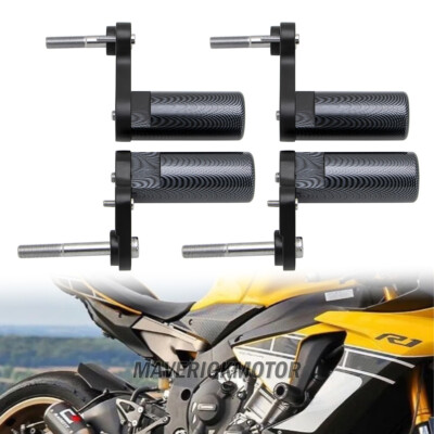 NO CUT FRAME SLIDERS CRASH PROTECTOR FOR 2009 - 2015 YAMAHA YZF R1 YZFR1 YZF-R1
