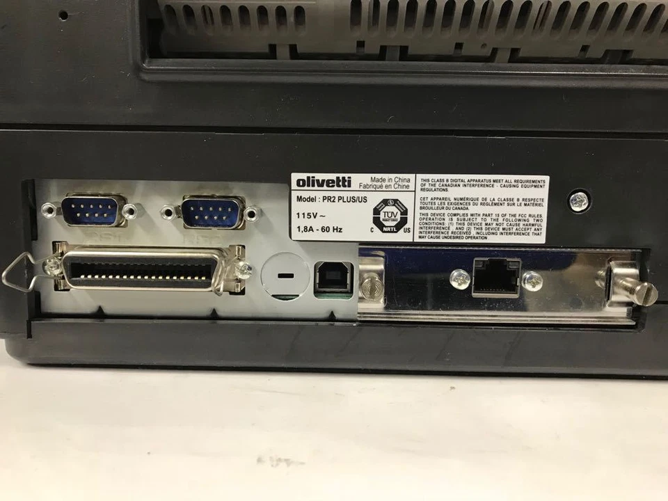 OLIVETTI PR2 PLUS PRINTER with LCD DISPLAY PASSBOOK PRINTER - Image 3 of 4