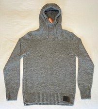 Superdry Men's Stealth SD Knit Hoodie – Size XL - Grey / Winter Twist - 21