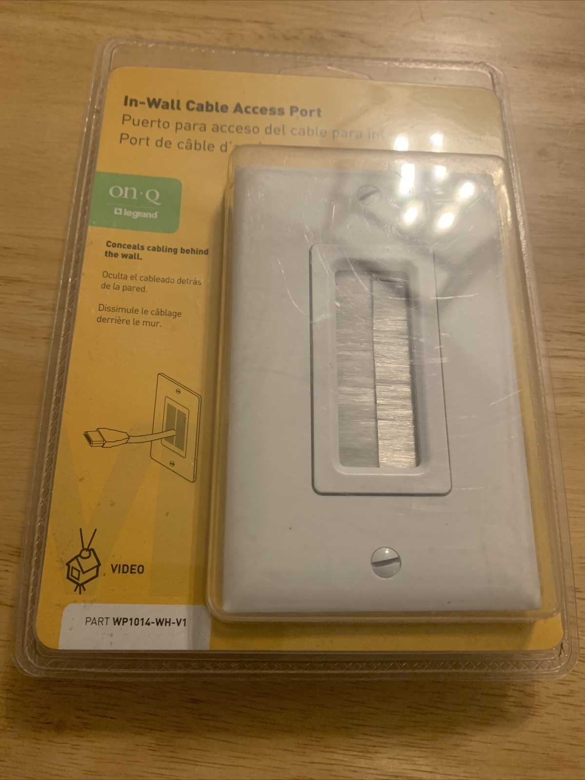 LegrandOnQ Cable Access Wall Plate White 1410103 eBay