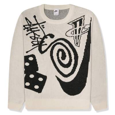 Nike x Stussy Natural Sweatshirt | eBay UK