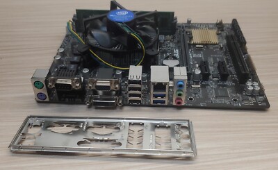 Asus Prime H110M-C MicroATX Motherboard Intel I/O Shield i5-7400 8GB DDR4  Ram