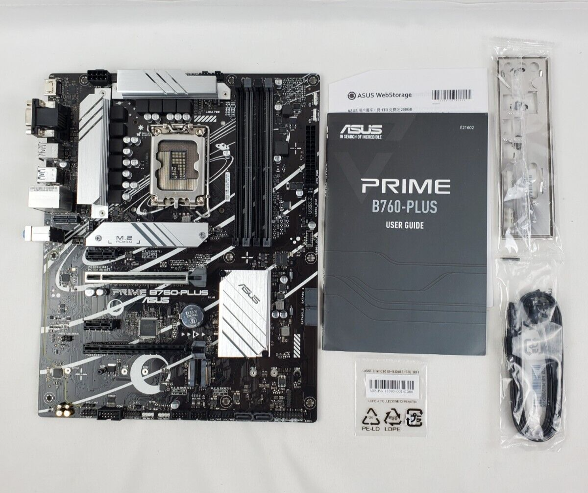 ASUS Prime B760-PLUS DDR5 LGA 1700 ATX Intel Motherboard - Please