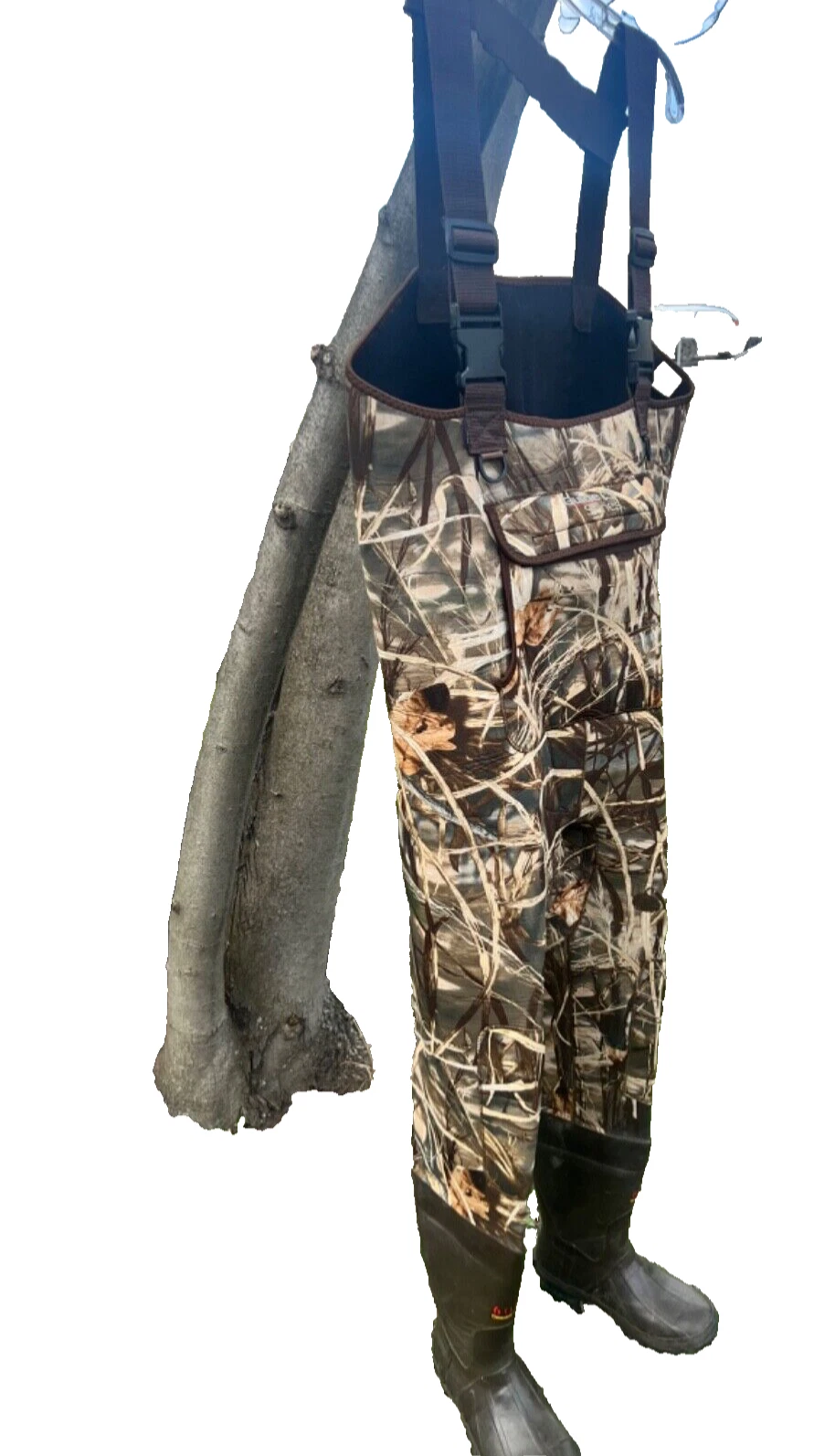 Guide Series Gander Mountain 600g Insulated Neoprene Chest Waders boot Size 8