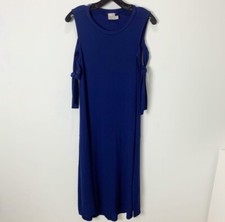 ASOS Women’s Navy Sleeveless Loose Casual Work Vacation Resort Maxi Dress Size 4