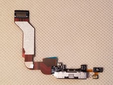 Apple OEM Charge Port Dock Connector Flex Cable - iPHONE 4S A1387 A1431 - BLACK
