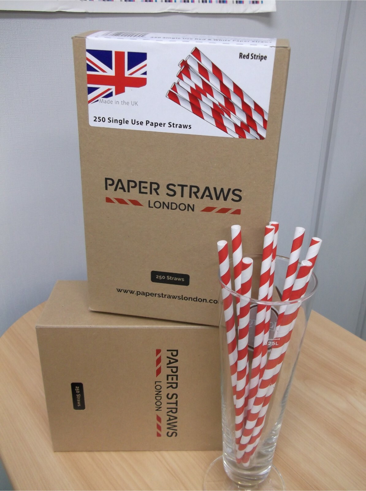 Paper Straws London 6mm x 200mm UK Manufactured,BRC Accredited Food