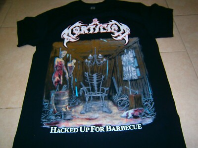 MORTICIAN - Hacked Up for Barbecue. Large T-Shirt