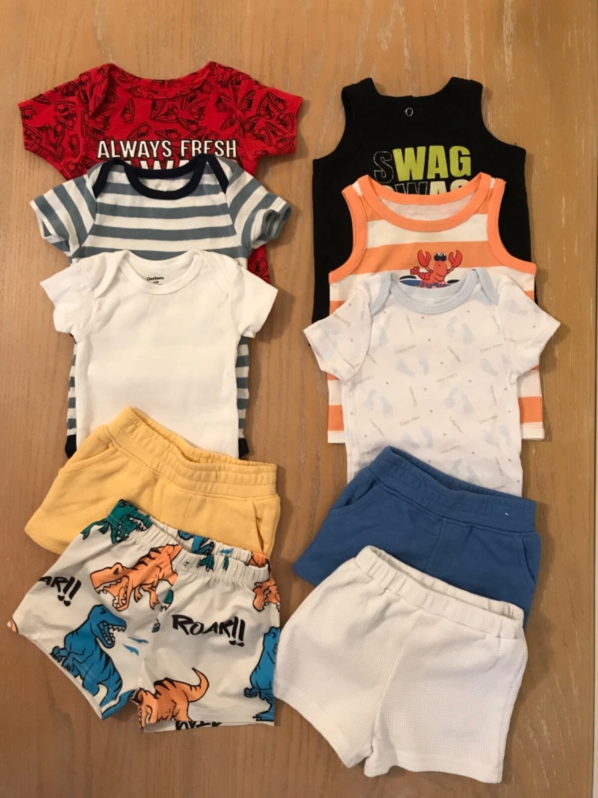 Garanimals & Others Infant Boys Summer Clothing Lot of 10 Size 3-6 Months