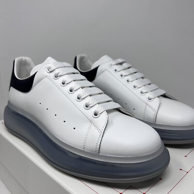 Alexander McQueen Men's Leather Sneakers Size 10 US / 43 EU White