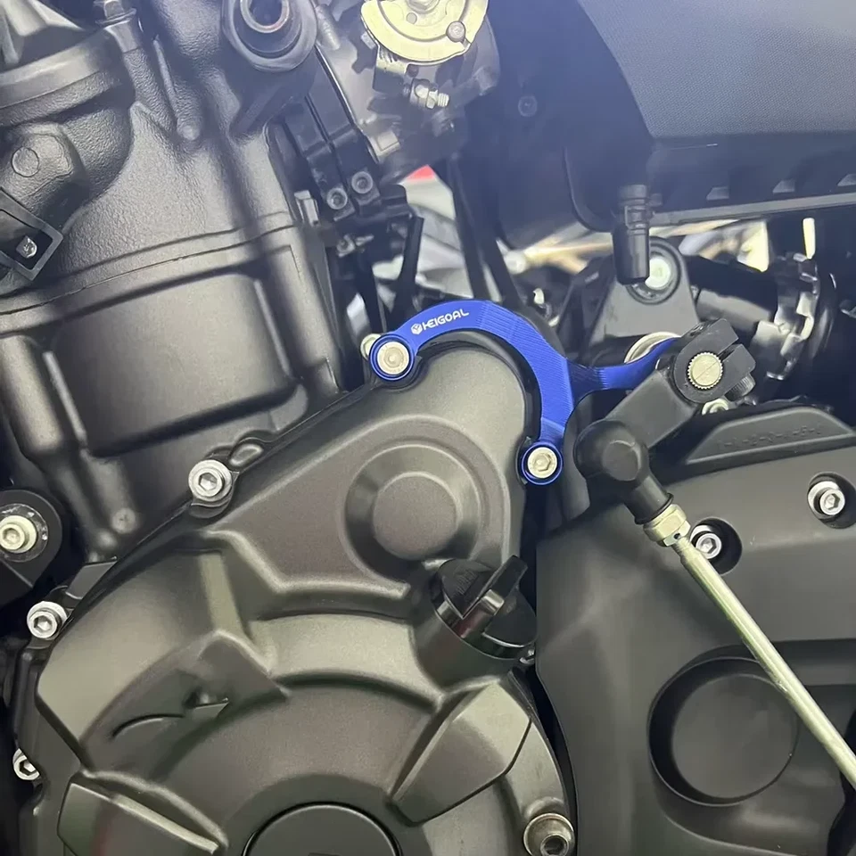 Gear Shift Stabilizer Bracket For YAMAHA FZ07 15-17 YZF R7 21-23 MT-07 14-23 Foto 3 de 4