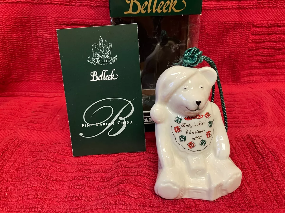 Belleek baby's hotsell first christmas ornament