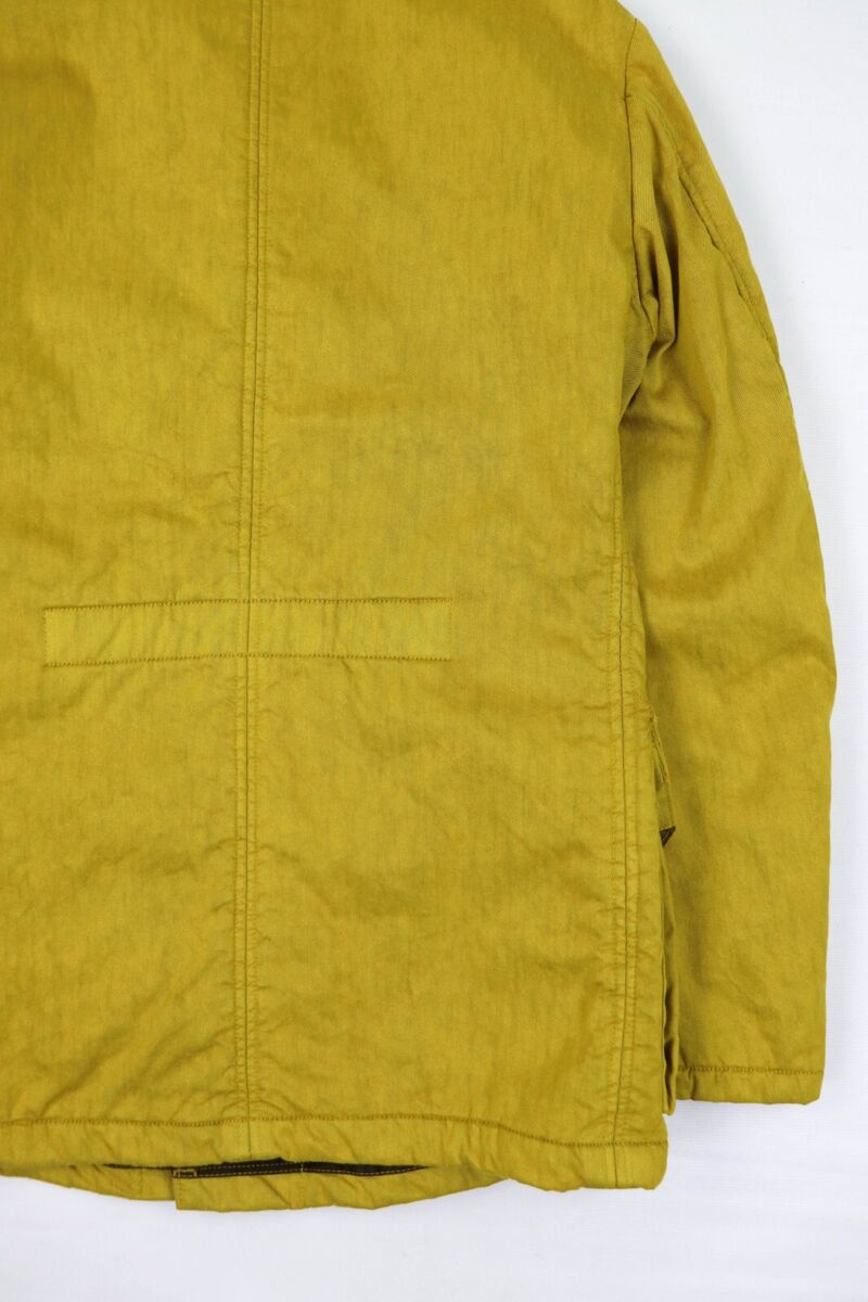 Men's Stone Island A/W 2005 Vintage 00s Yellow Lino-Flax Men's Stone Island A/W 2005 Vintage 00s Yellow Lino-Flax