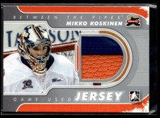 2011-12 In The Game Between Pipes Used Jersey Mikko Koskinen #M-14