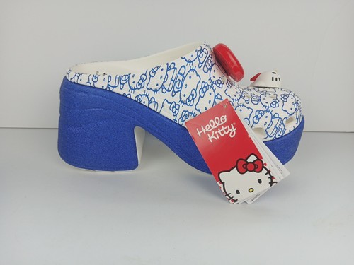 CROCS HELLO KITTY SIREN CLOG with jibbitz Size W8/M6 Unisex New With Tags - Picture 23 of 24