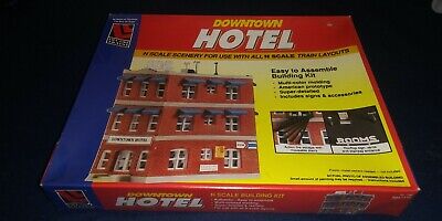 N Scale - Downtown Hotel Easy Building Kit Life-Like Trains No. 7482 New  Sealed 77071074827 | eBay