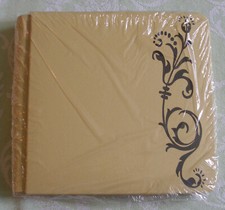 Creative Memories 7 X 7 Dijon Mustard Yellow Cover Set with Brown Vines NIP