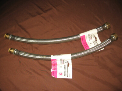 Shark Bite Water Heater Connectors - 1/2 Push to 3/4 FIP (Set of 2)
