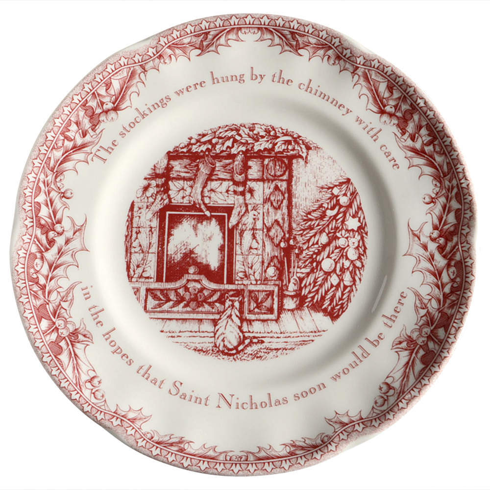 Noble Excellence Twas the Night Before Christmas Salad Plate 10249552