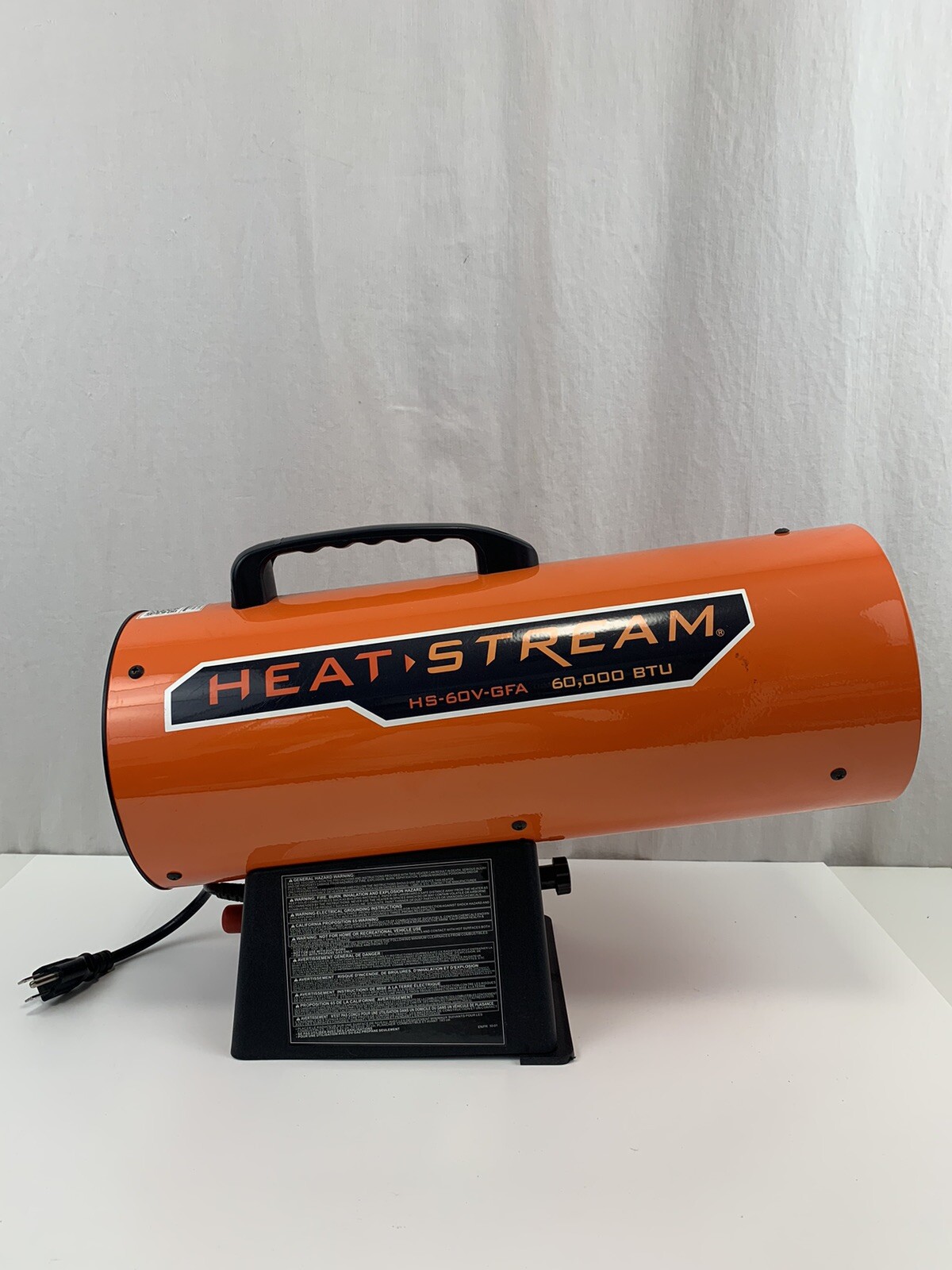 Heat Stream 60,000 BTU Portable Propane Forced Air Heater HS-60V-GFA  Outdoor | eBay