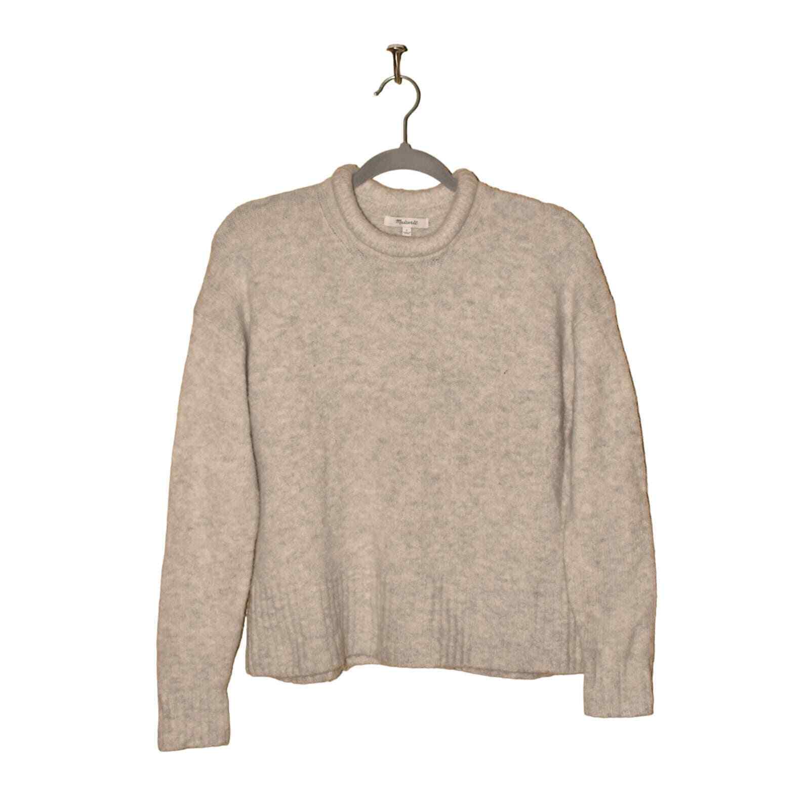 MADEWELL $80 Wool Blend Fulton Pullover Sweater L… - image 1
