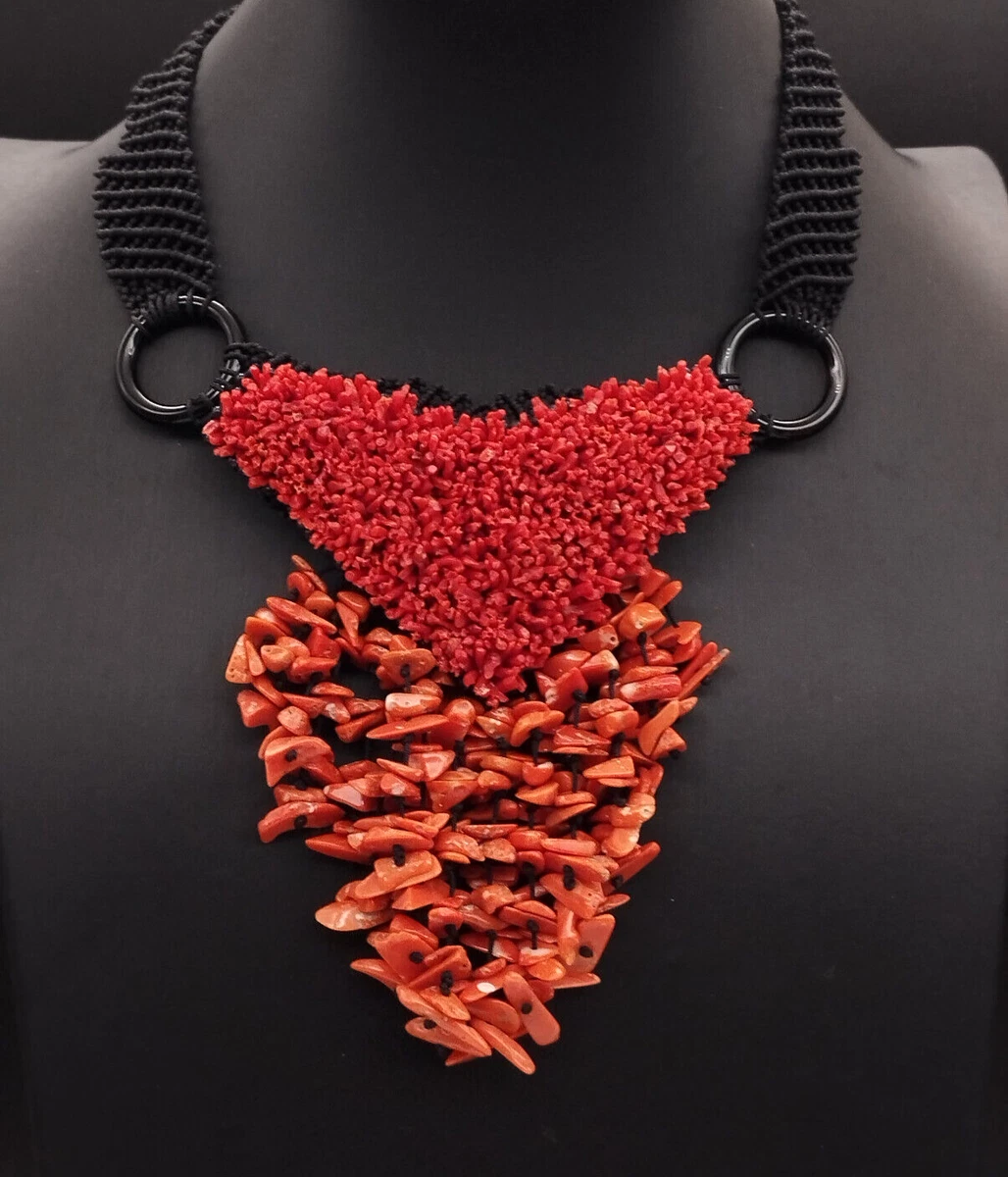 Authentic red on sale coral jewelry