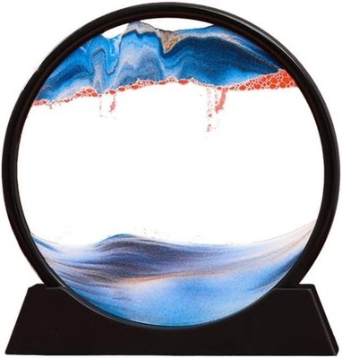 Bewegte Sandkunstbild 3D-Dynamik-Sanduhrlandschaft Mörtelmalerei 7 Zoll