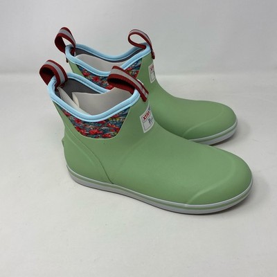 XTRATUF Fishe Wear 6'' Ankle Deck Boots Seafoam Green Women s 8