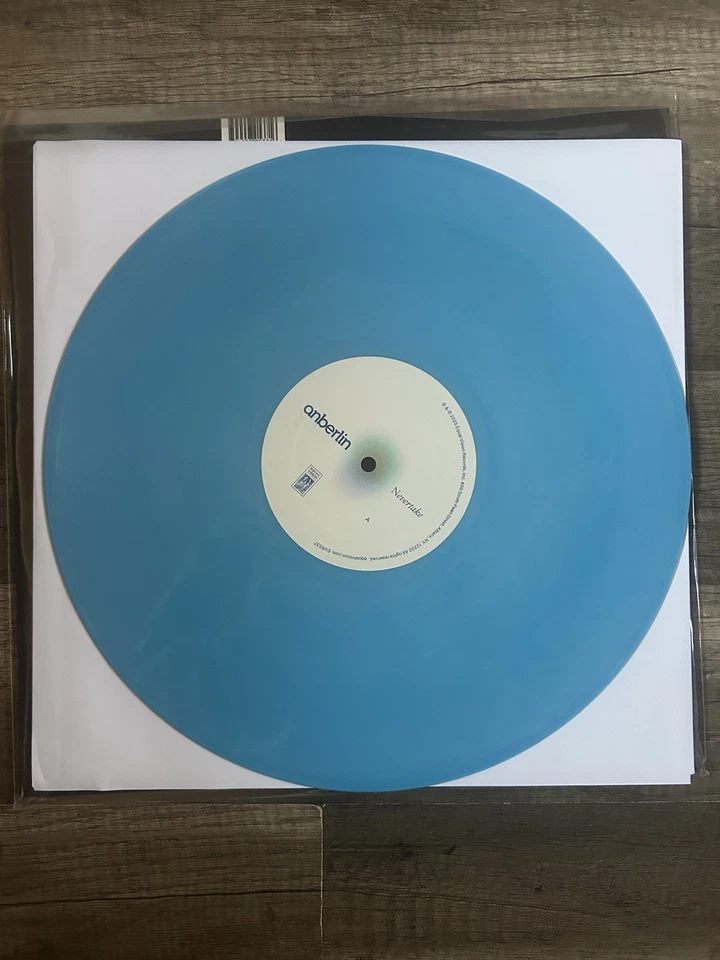 Anberlin Nevertake Park Ave SIGNED On Cover Exclusive Opaque Blue LP - Imagem 3 de 3