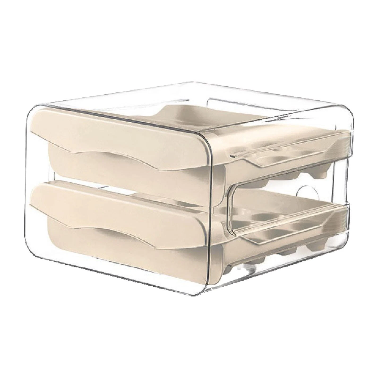 Egg Storage Container Egg Storage Box Stackable Egg Keeper Egg Organizer for