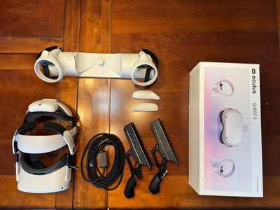 Oculus Quest 2 128GB - Premium Bundle - Excellent Condition - *READ DESCRIPTION*