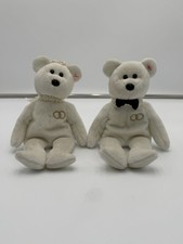 Bride And Groom Plush Bears MR  MRS Husband  Wife Wedding Anniversary Teddy