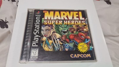 Marvel Super Heroes CAPCOM PS1 Sony Playstation USA NTSC-U/C KOMPLETT L@@K