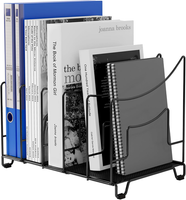 EasyPAG 5 FäCher A4 Metall BüRo Schreibtisch Organizer Dokumentenhalter Aktenabl