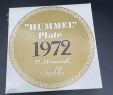 1972 Goebel Hummel Plate 2nd Annual (HUM265) with Box