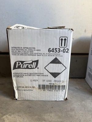 Purell Hand Sanitizer Foam 1200mL Clear Kills 99.99% Germs MPN 6453-02