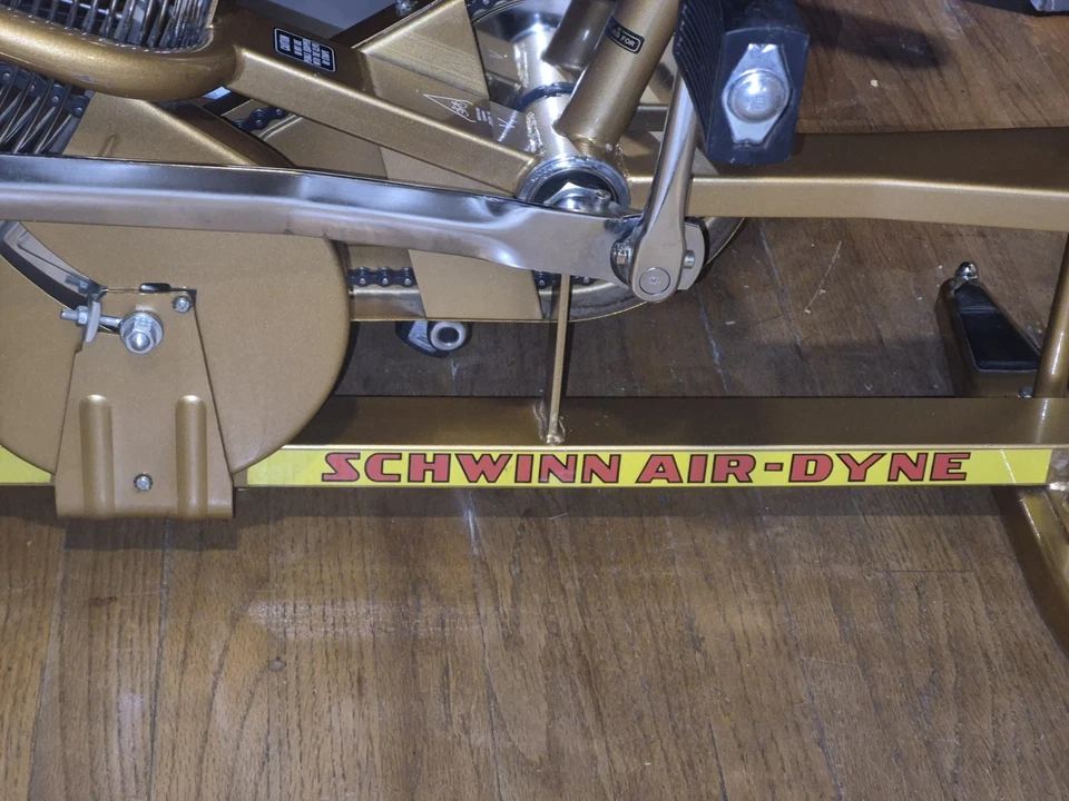 Schwinn GOLD Airdyne Upright Dual Action Wind Resistance Exercise Air Gym Bike - Image 2 of 4