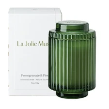 Pomegranate & Pine Candle, Candles for Home Scented, Holiday Candle Gifts for...