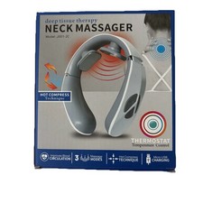 Deep Tissue Neck Massager with Heat Therapy, Rechargeable, 3 Modes   New