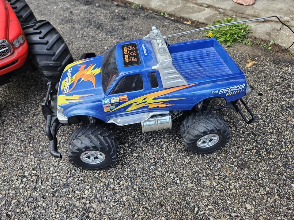 2) Dodge RAMINATOR + ENFORCER Radio Shack Radio Control Monster TRUCK LOT REPAIR - Image 4 of 4