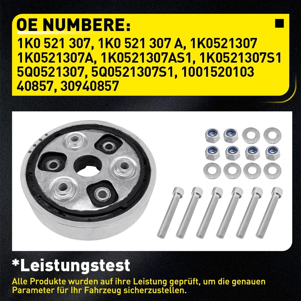 Hardyscheibe Kardanwelle Für Audi A3 Skoda Octavia VW Golf Passat 4motion Hinten - Bild 4 von 4