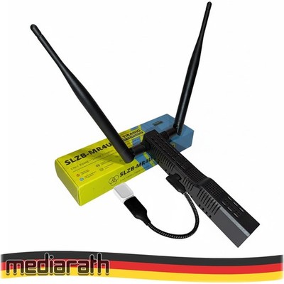 SMLIGHT SLZB-MR4U Zigbee Thread Multiradio CC2674P10 EFR32MG26 LAN PoE USB Wi-Fi