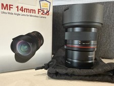 Samyang MF 14mm 1:2.8 obiettivo wide lens grandangolare mirrorless Nikon Z