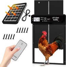 Automatic Chicken Coop Door Solar-Powered Chicken Coop Door with Remote Control