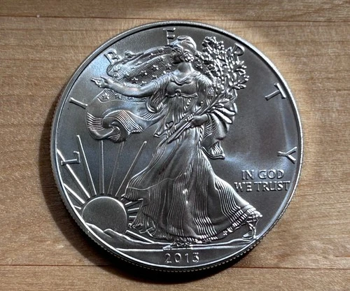 2013 Uncirculated American Silver Eagle 1 Oz .999 Fine Silver