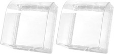 2PCS Transparent Waterproof Plug Socket Covers – Outdoor Wall Outlet Protector