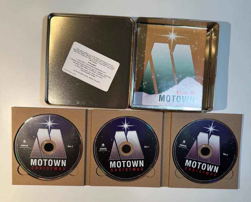 MOTOWN CHRISTMAS Holiday Music 3 CD Set Collector Edition - Image 2 of 4
