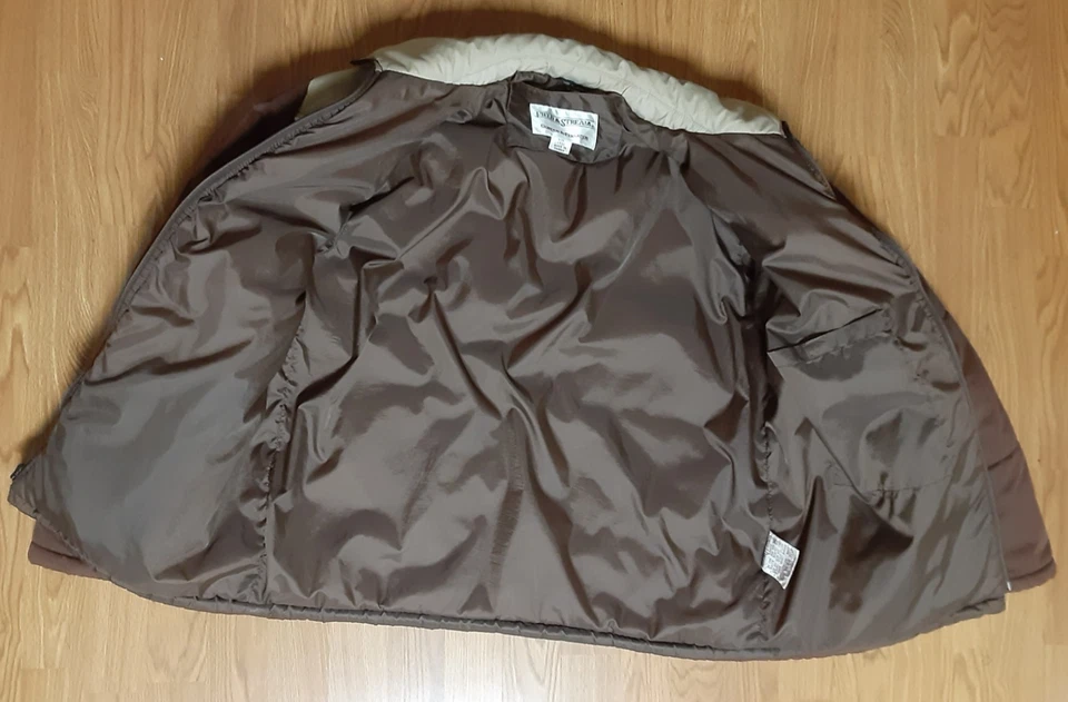 Vintage Field & Stream Western Puffer Jacket  Cowboy Rancher Brown Size Large - Image 3 of 4