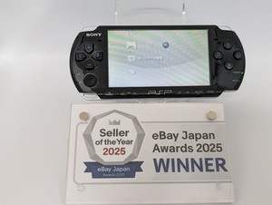 B6481 Sony PSP 3000 console Black Handheld system Japan w/memory